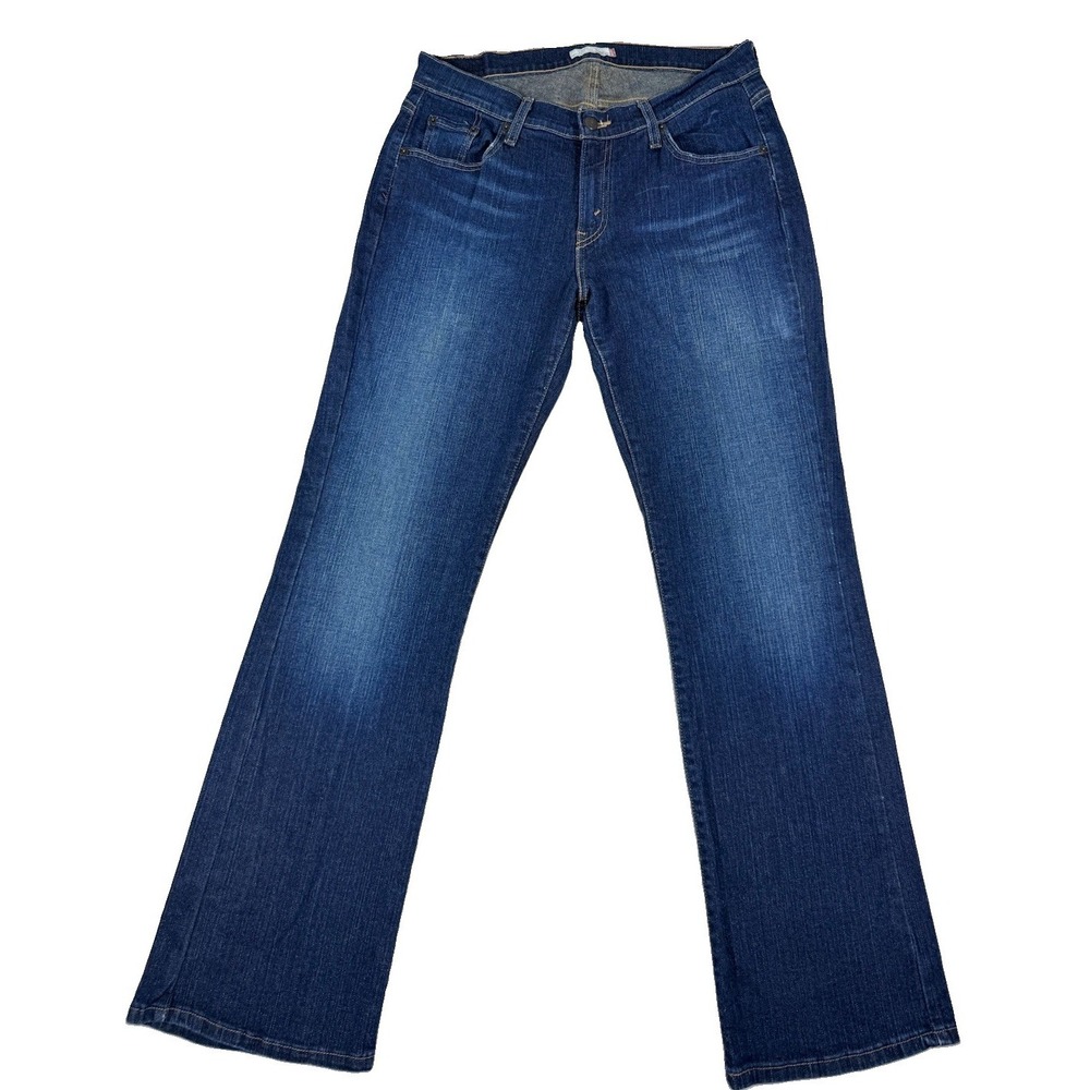 Levis 529 Jeans Womens Size 12 Curvy Boot Cut Dark Wash Blue Denim Stretch